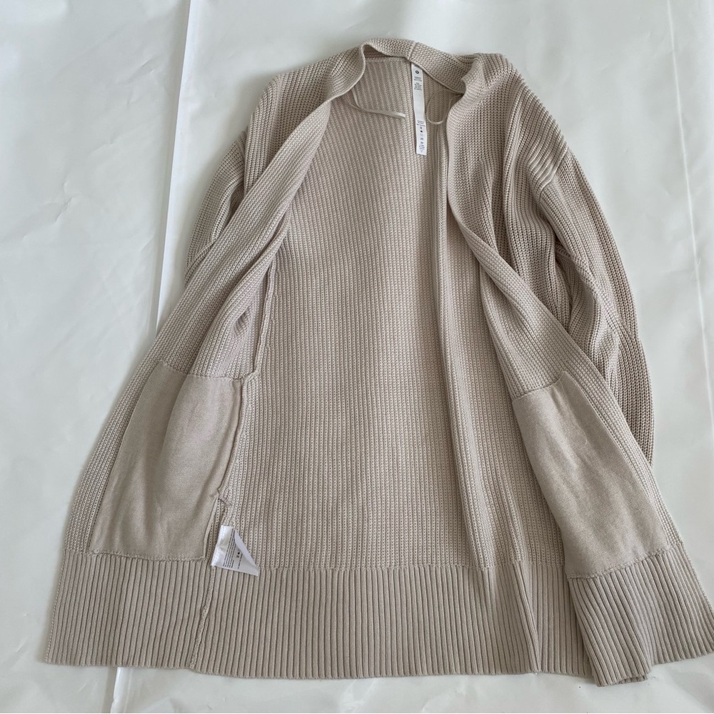 Lululemon cashlu sweater wrap cardigan - Picture 5 of 6